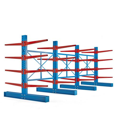 Konzolový regálový systém EXPAND, 32x1000 mm ramená, nosnosť 16 t